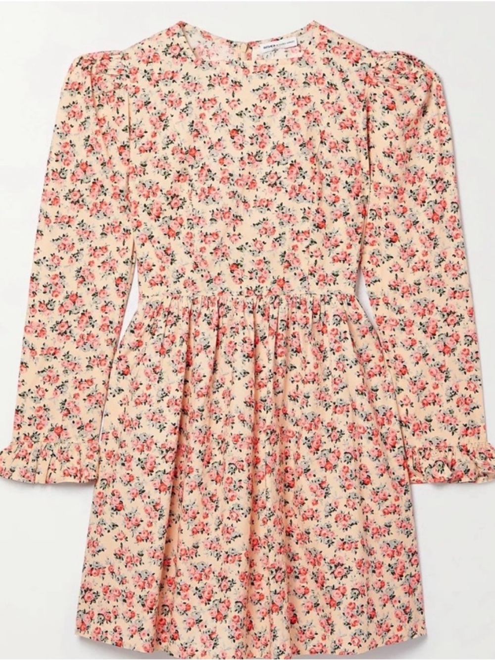 Square Neck Mini Prairie Dress in Crosby Rose from Batsheva x Laura Ashley